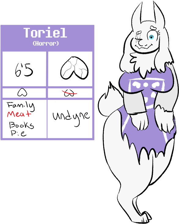 Toriel Horror Character Design