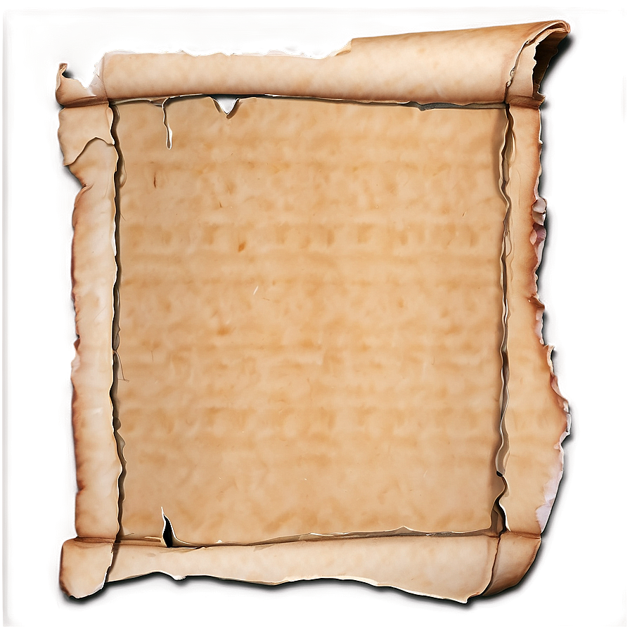 Torn Burned Paper Png 52