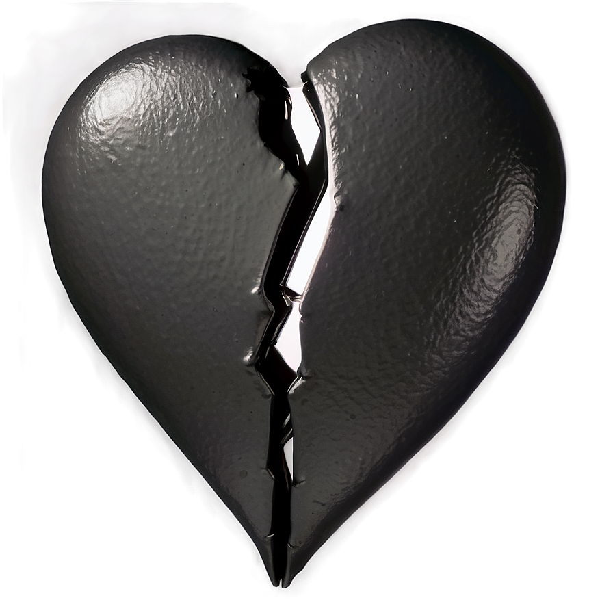 Torn Heart Emoji Png 06122024