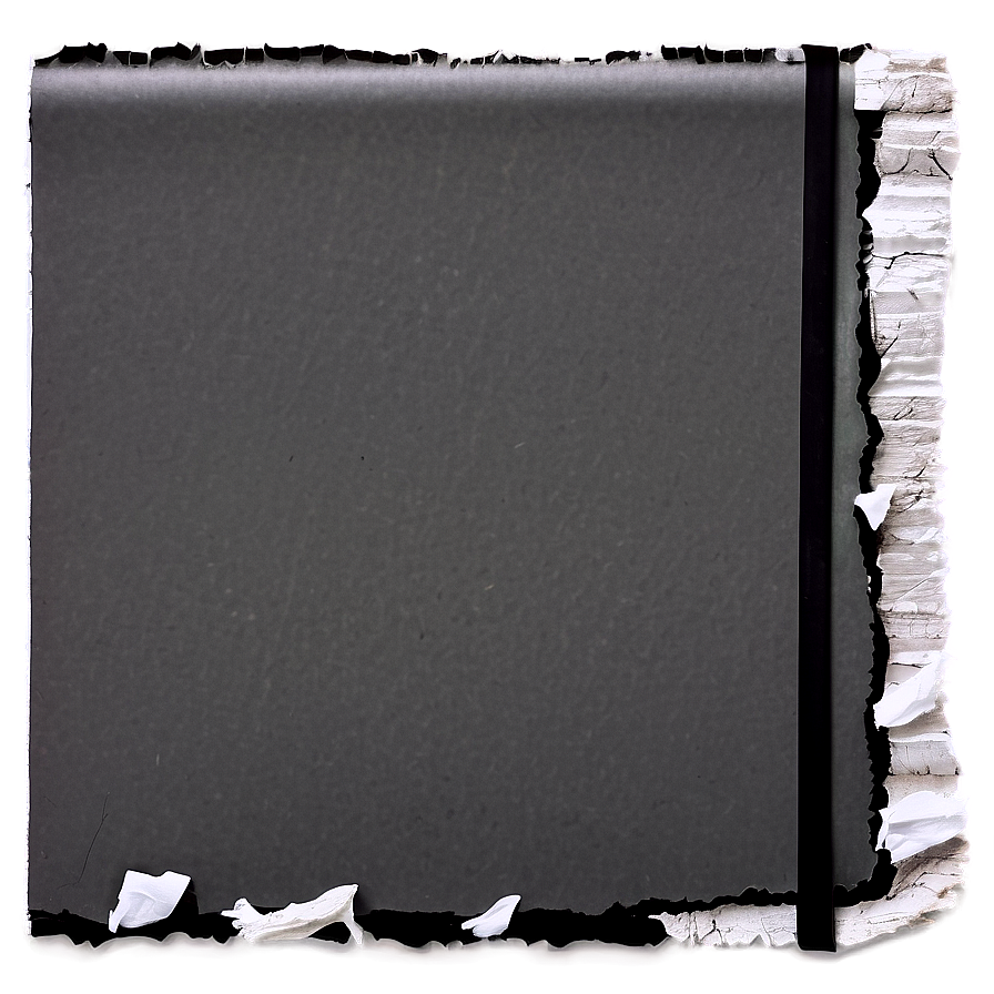 Torn Notebook Paper Edge Png Vrw