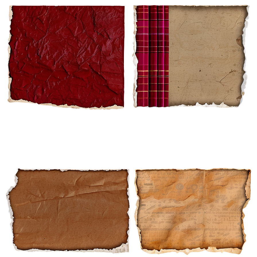 Torn Paper Texture Collage Png 60