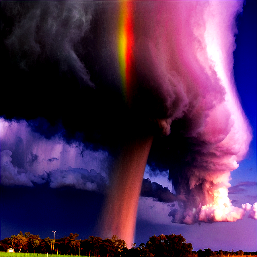 Tornado Rainbow Png 79