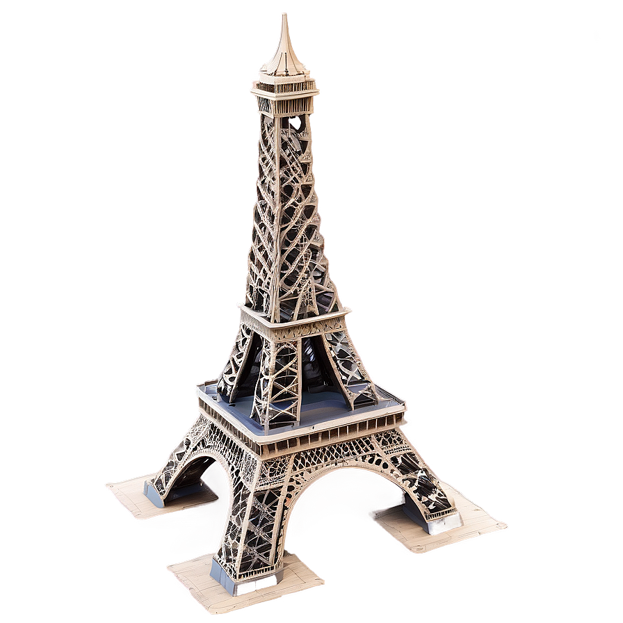 Torre Eiffel Aerial View Png 06262024