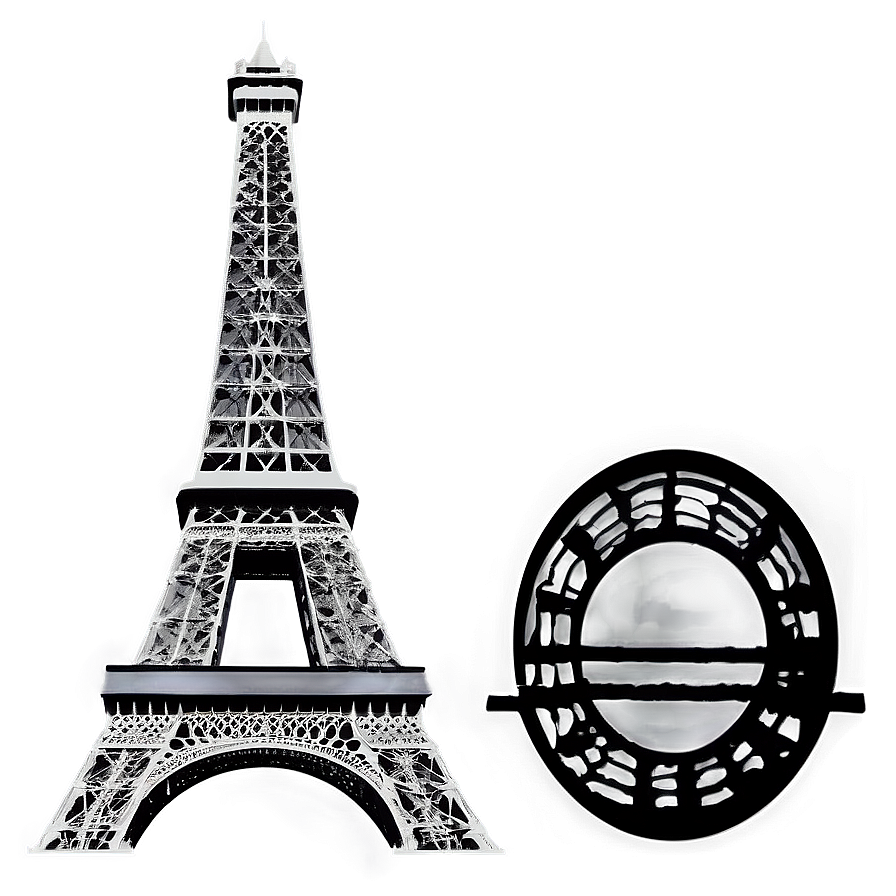 Torre Eiffel And The Seine River Png Tob7