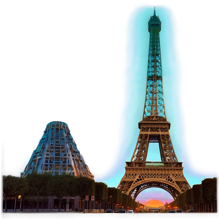 Torre Eiffel At Sunrise Png Xrm9