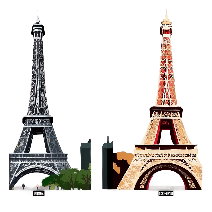 Torre Eiffel Historic Illustration Png Qkn67