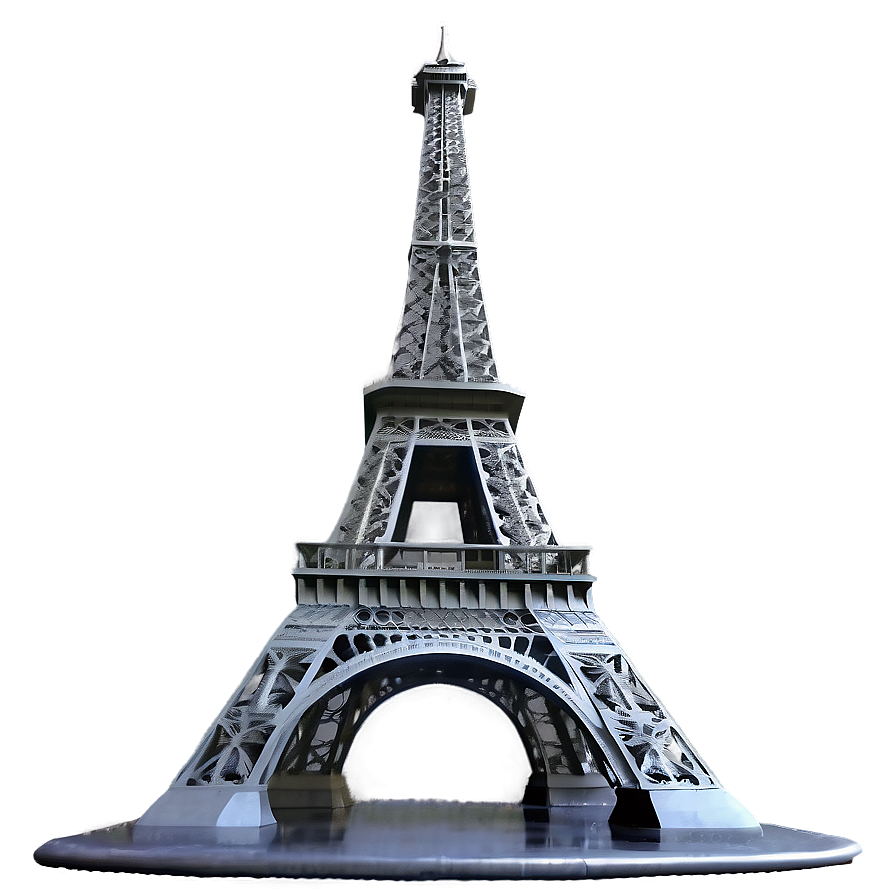 Torre Eiffel On A Rainy Day Png 17