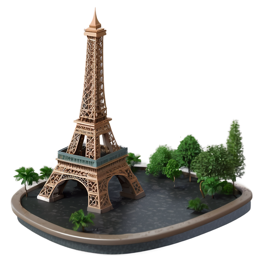 Torre Eiffel On A Rainy Day Png Uuy