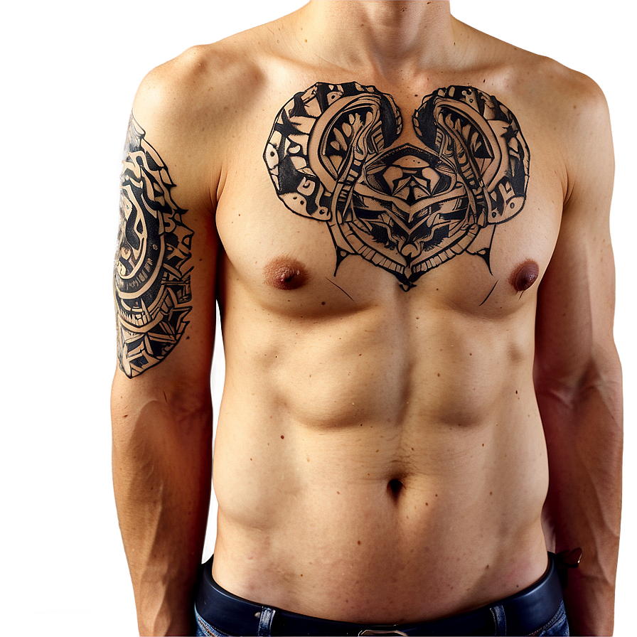 Torso Tattoo Design Png 06282024