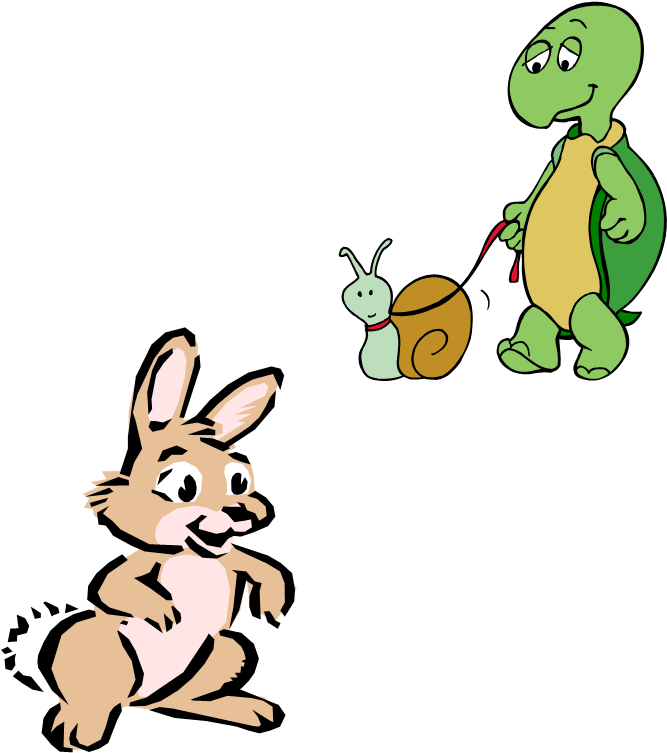 Tortoise_ Walking_ Snail_ Rabbit_ Running