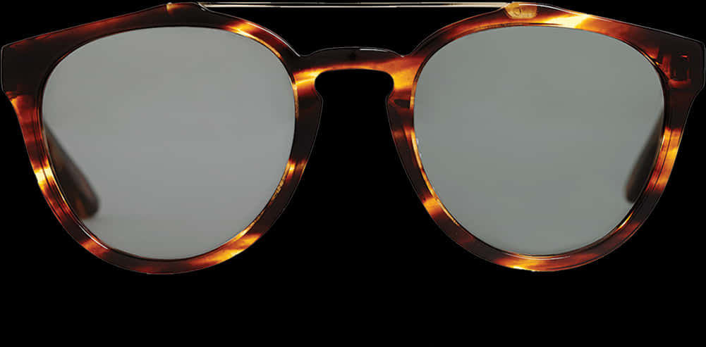 Tortoiseshell Sunglasses Isolated