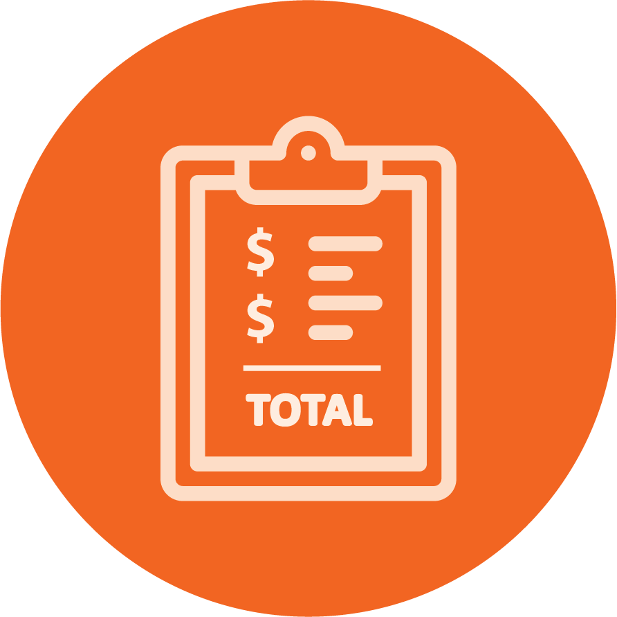 Total Bill Clipboard Icon