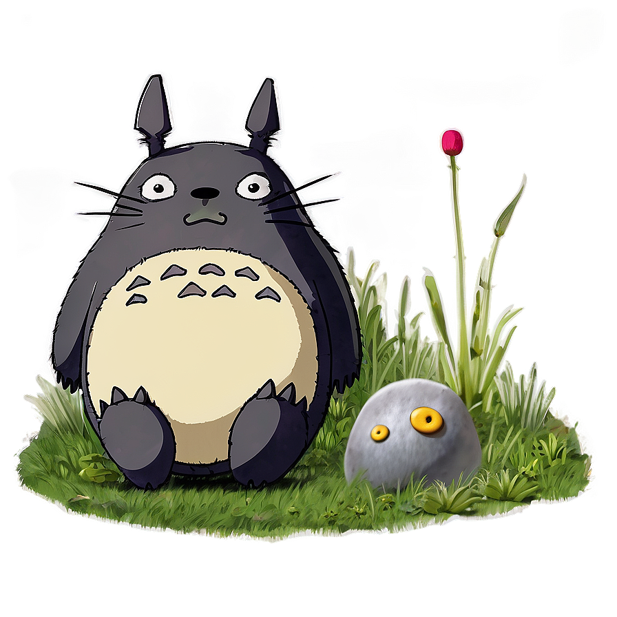 Totoro In Meadow Png Vua