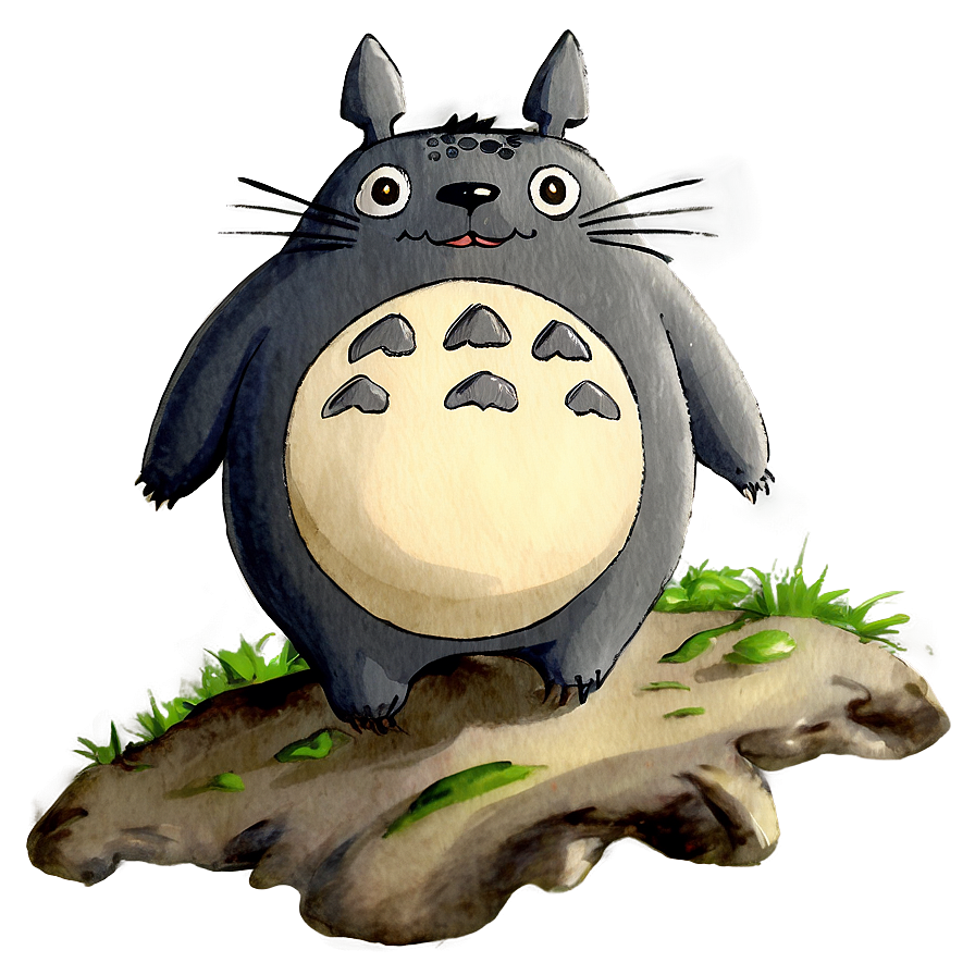 Totoro Watercolor Png 05062024