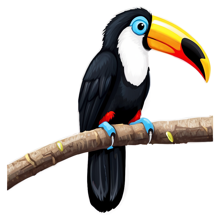 Toucan And Butterfly Png Tcp47