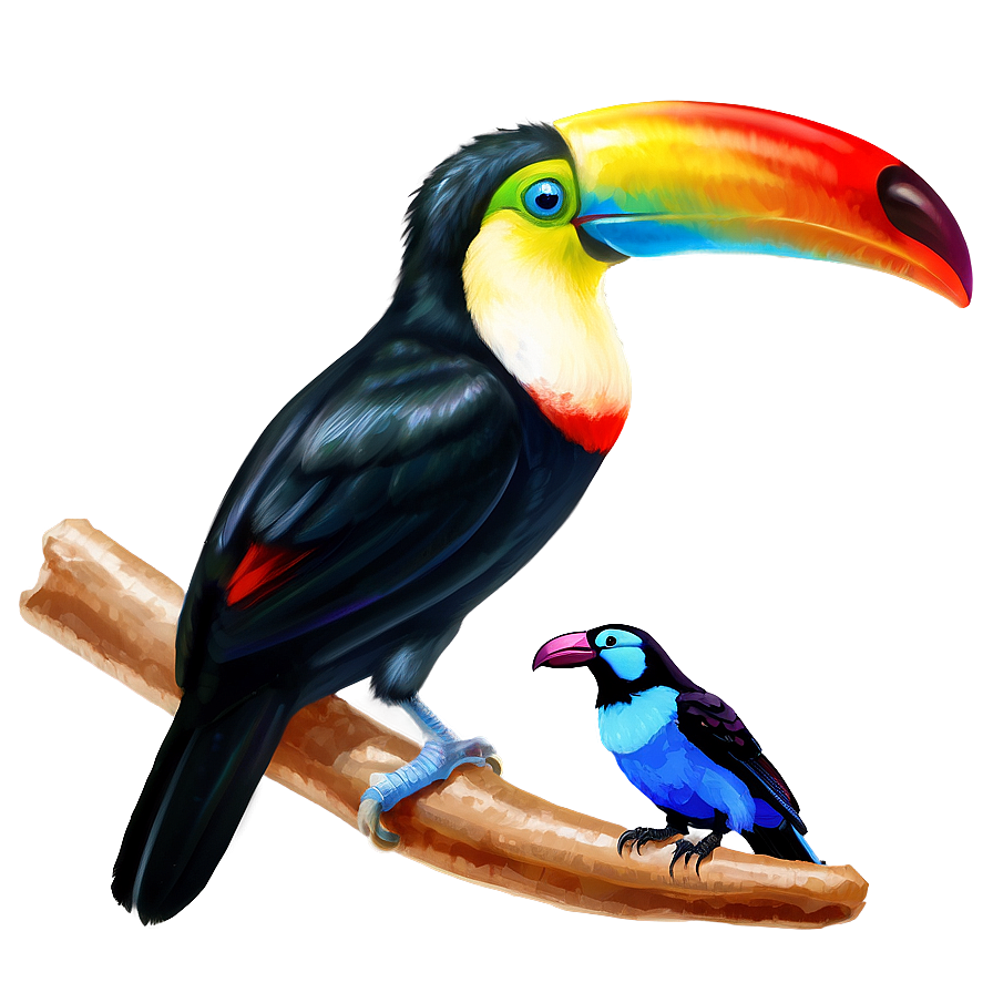 Toucan And Butterfly Png Ujn