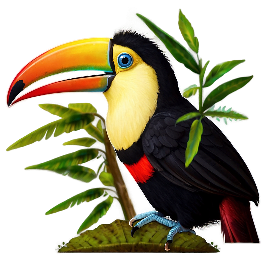 Toucan Enjoying Sun Png Atd81