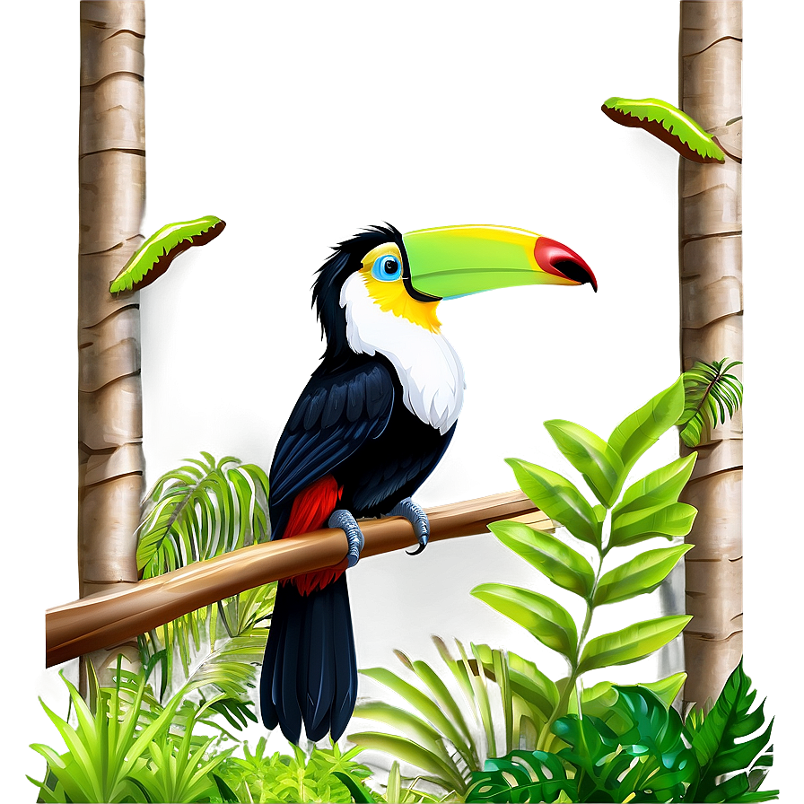 Toucan In Forest Png 06112024