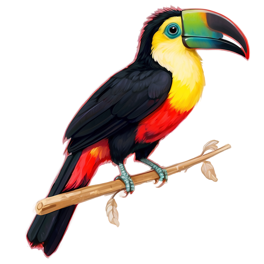 Toucan In Sunset Png 06112024