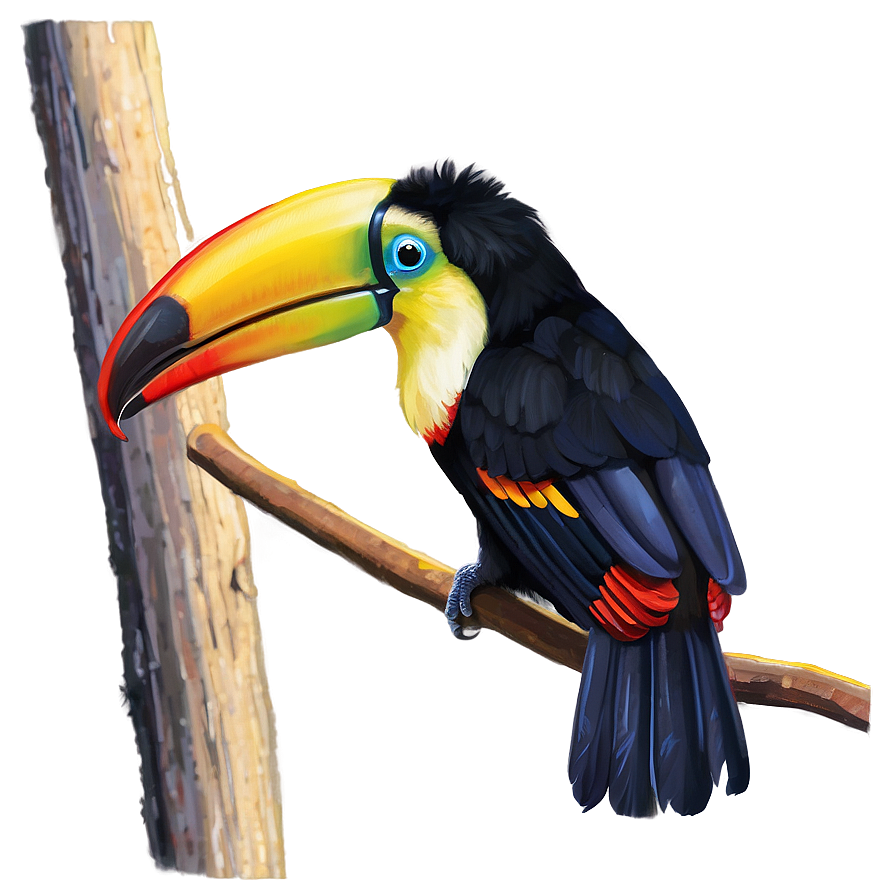 Toucan In Sunset Png Ple75