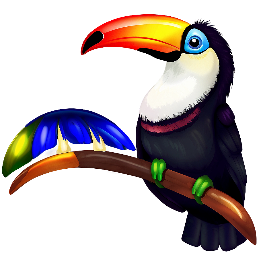 Toucan With Open Beak Png Exn