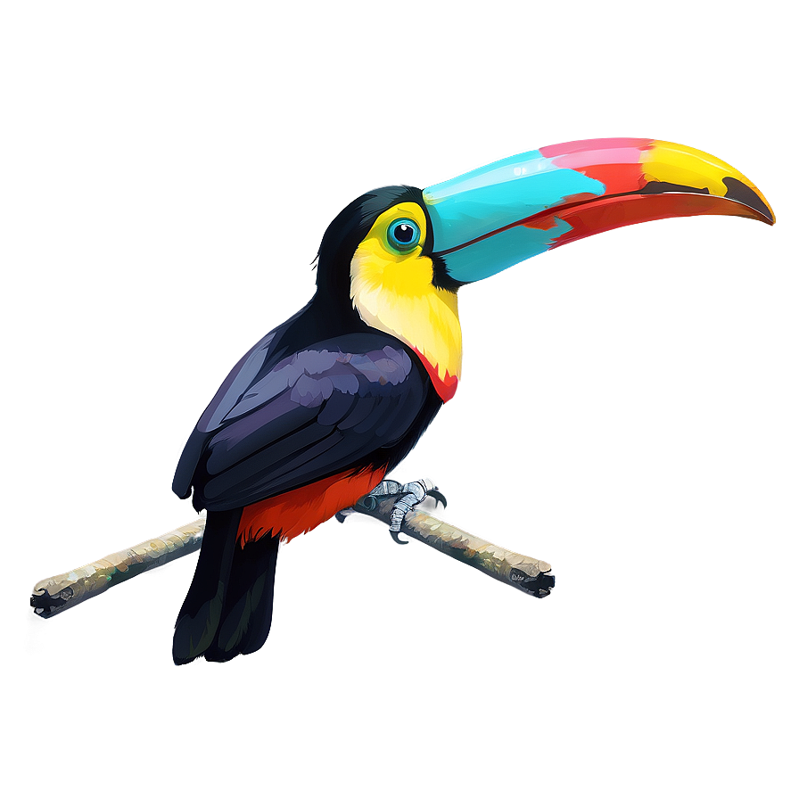 Toucan With Vibrant Plumage Png 16