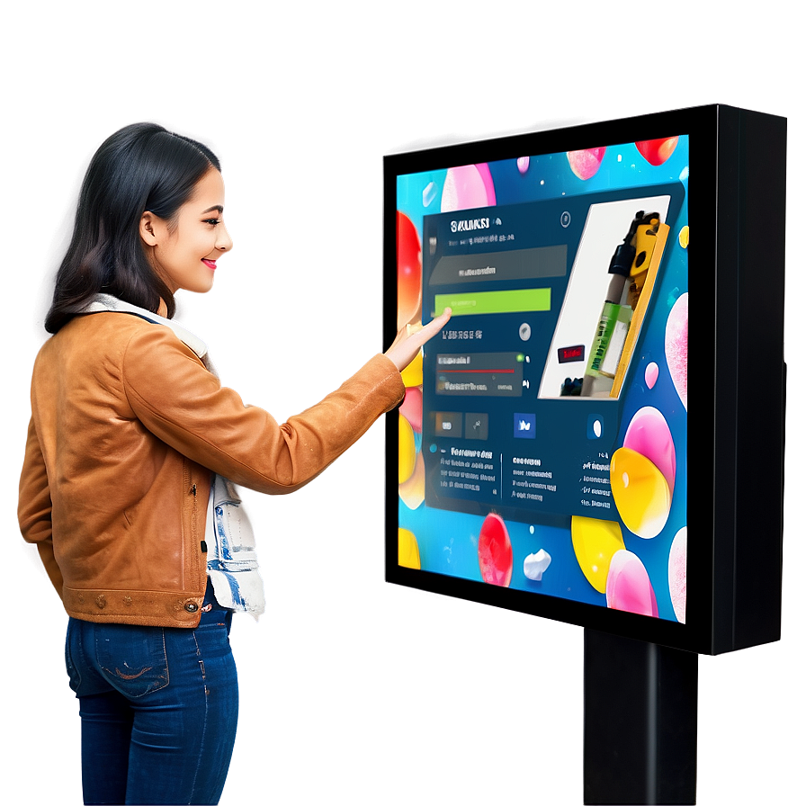 Touch Screen Kiosk Png Bwm