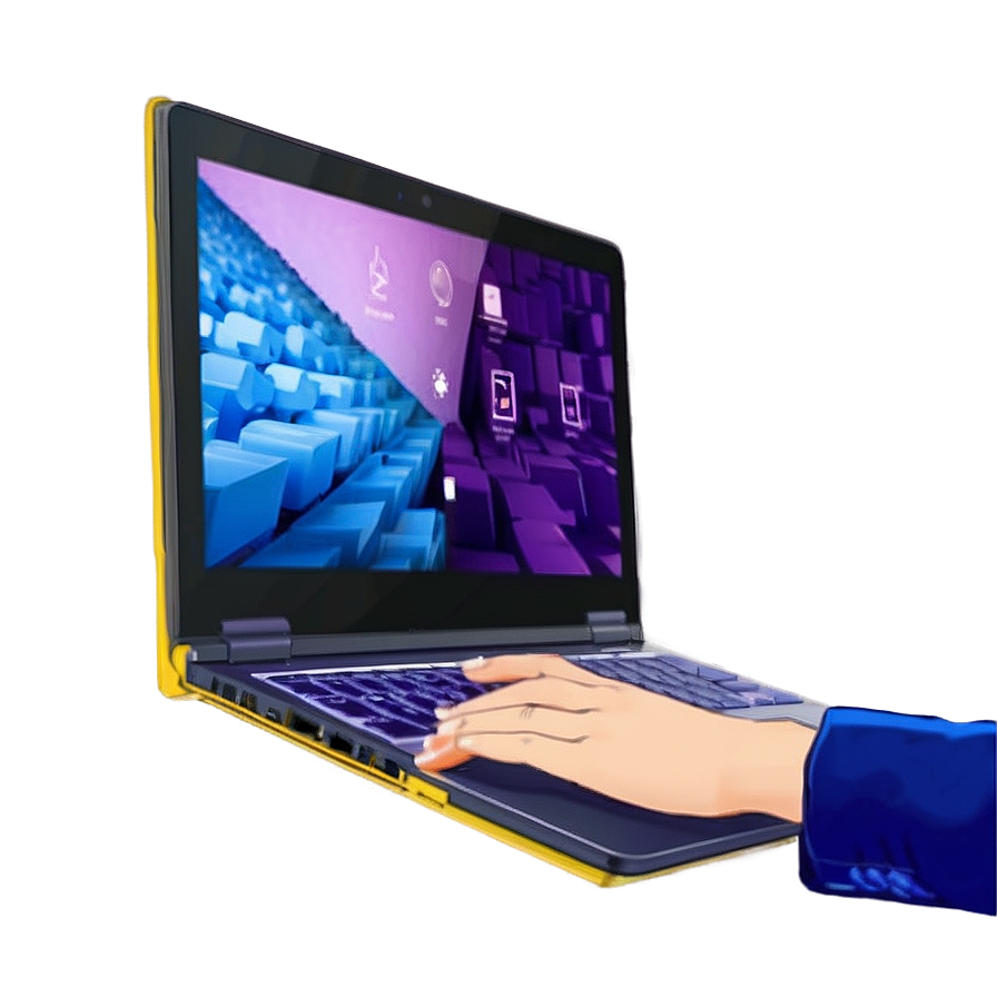 Touchscreen Laptop Diagram Png 05032024