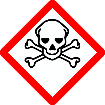 Toxic Hazard Sign Graphic