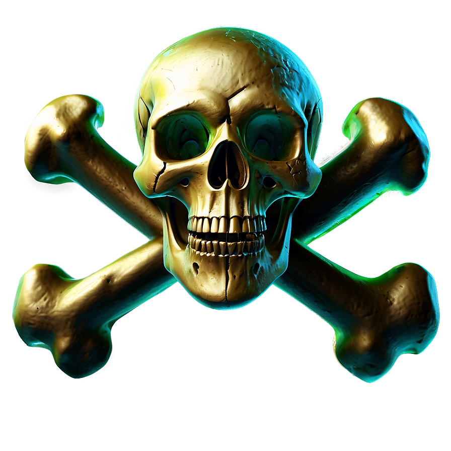 Toxic Skull And Bones Png 87