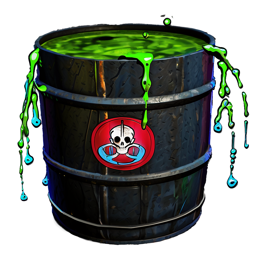 Toxic Waste Barrel Leak Png Jnj76