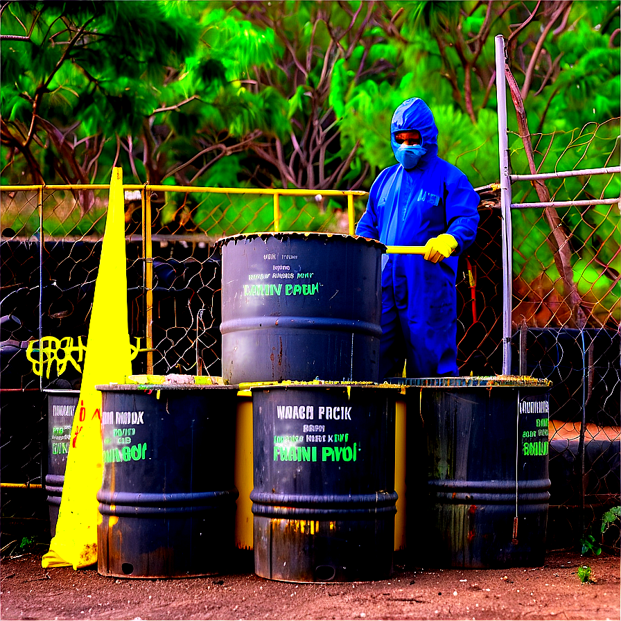 Toxic Waste Management Png Yra