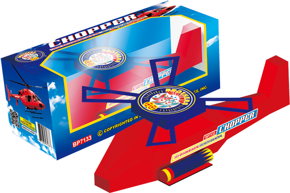 Toy Chopper Fireworks Packaging