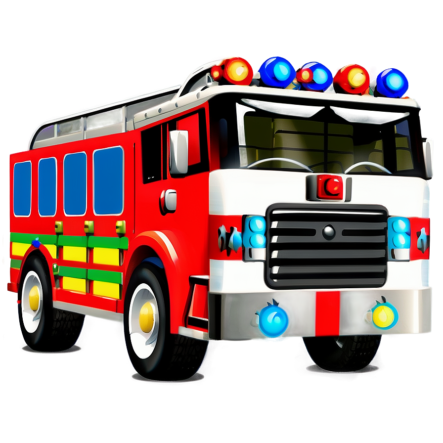 Toy Fire Truck Car Png 06122024