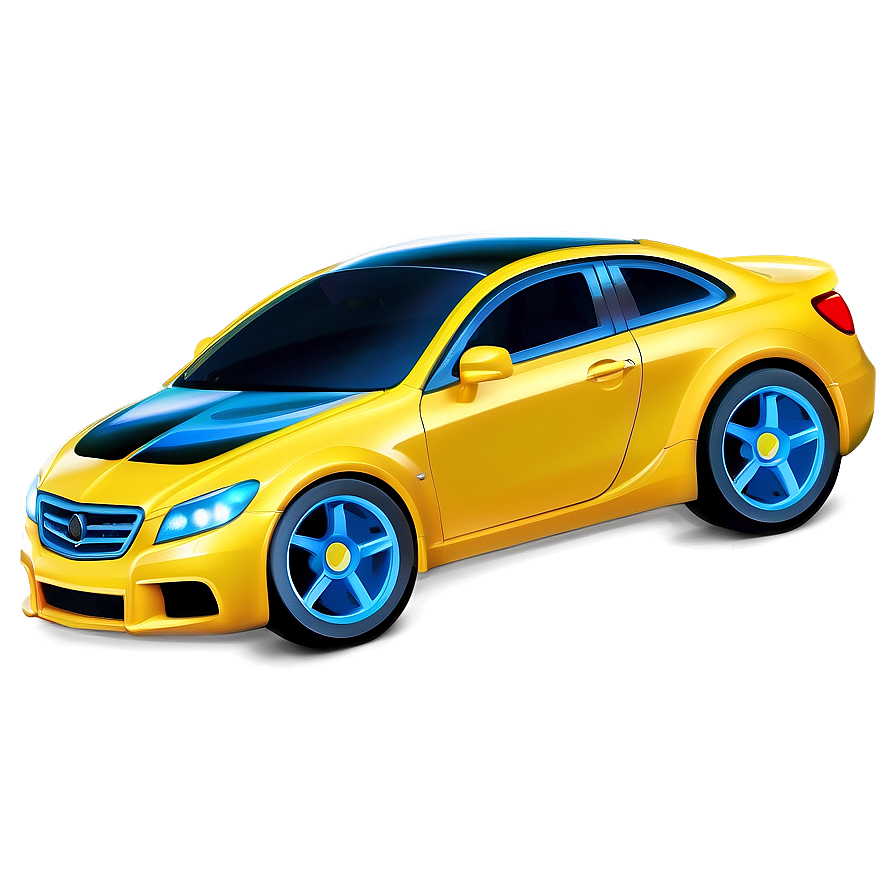 Toy Yellow Car Design Png Kqt58