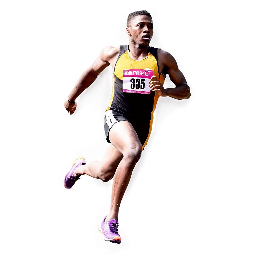 Track And Field Runner Png Xki