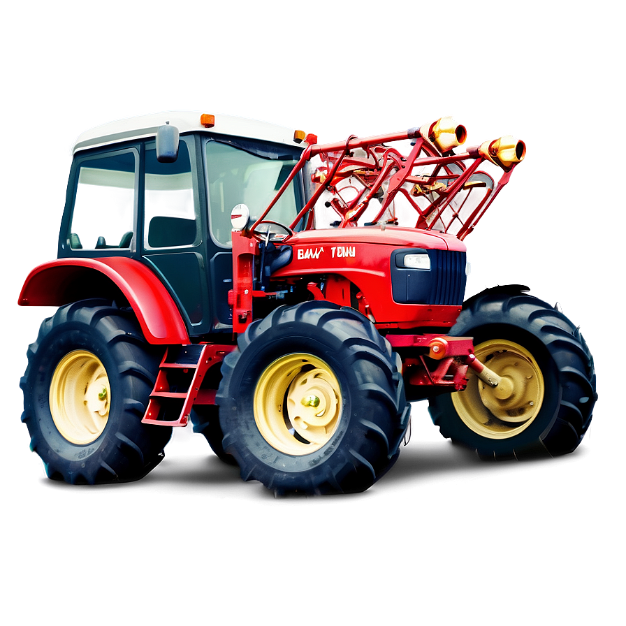 Tractor Spraying Crops Png Mah71