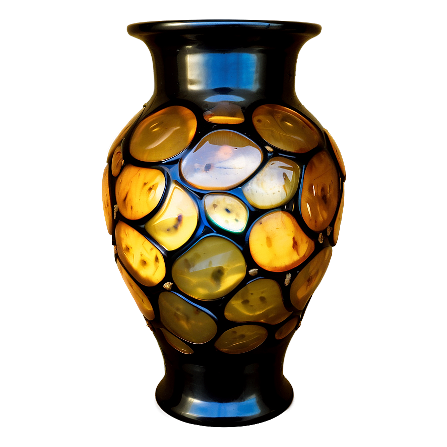 Traditional Amber Vase Png 52