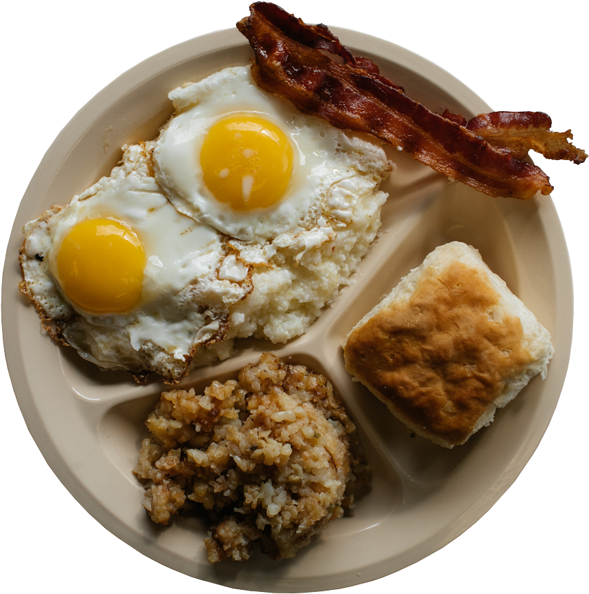 Traditional American Breakfast Plate