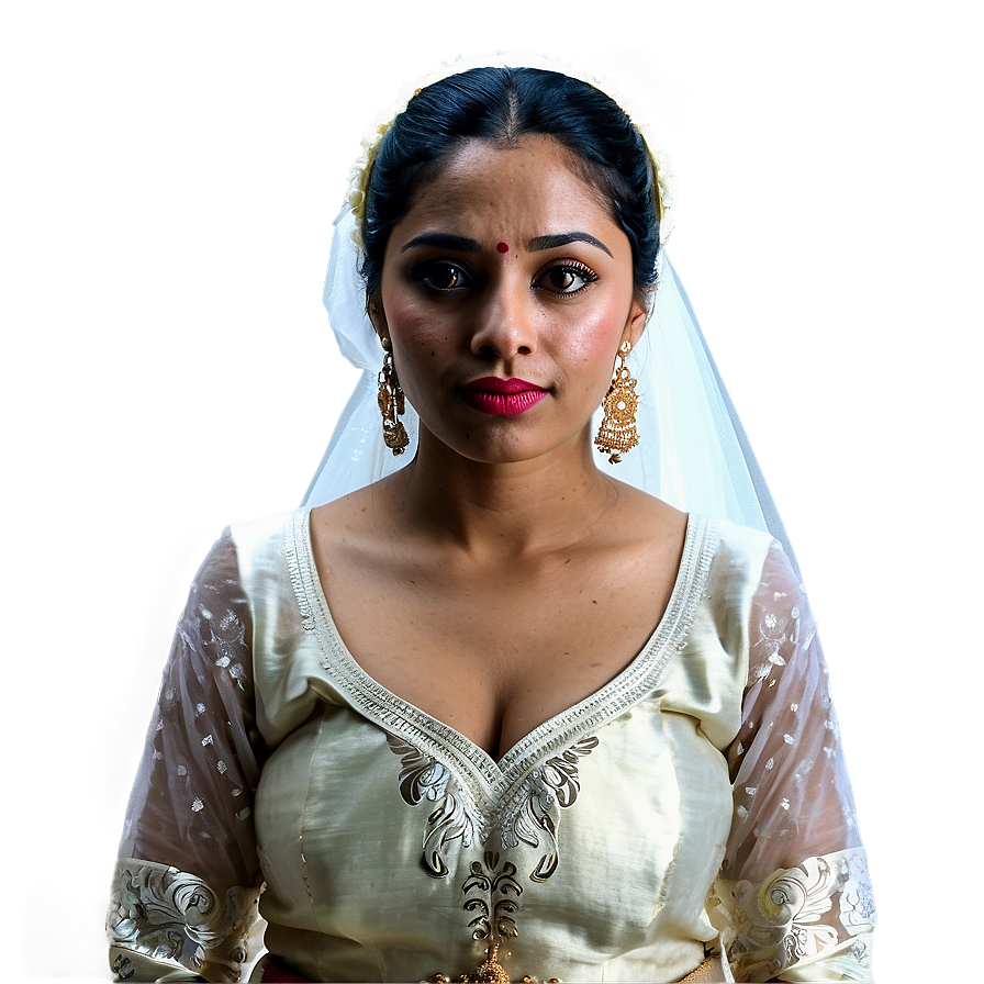 Traditional Bride Look Png 16