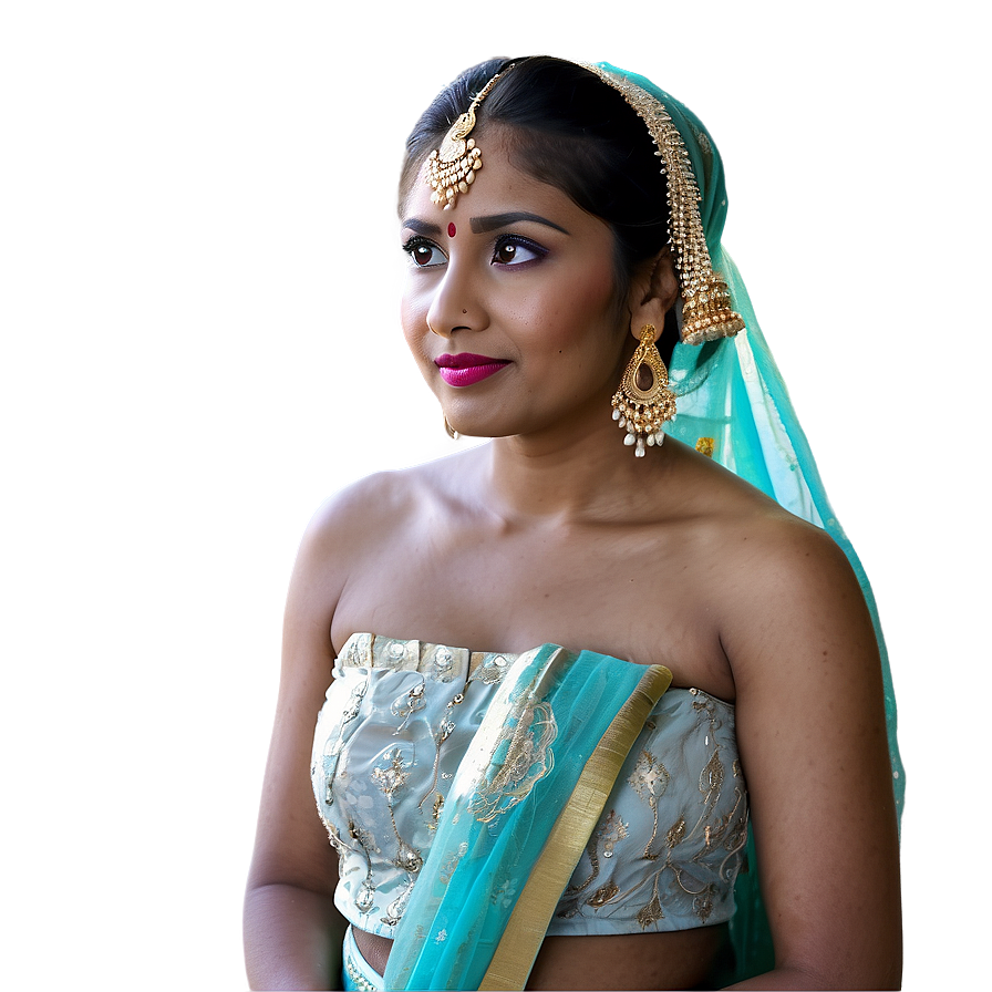 Traditional Bride Look Png 21