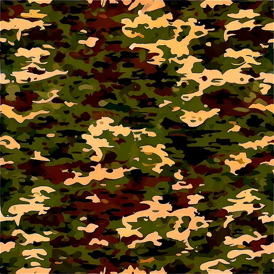 Traditional Camo Seamless Png 39