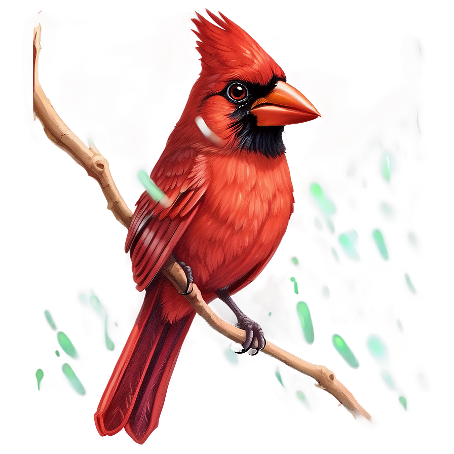 Traditional Cardinal Art Png Jjd