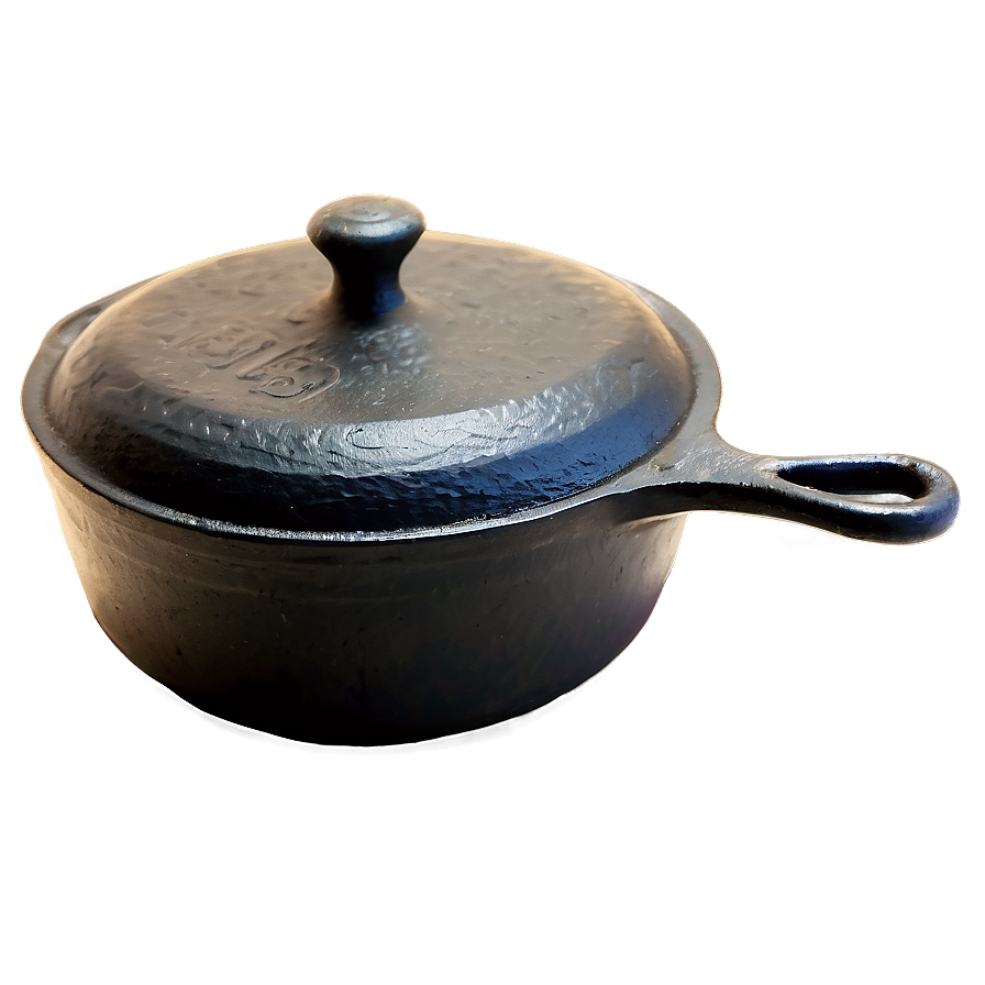 Traditional Cast Iron Cooking Pot Png Jcj90