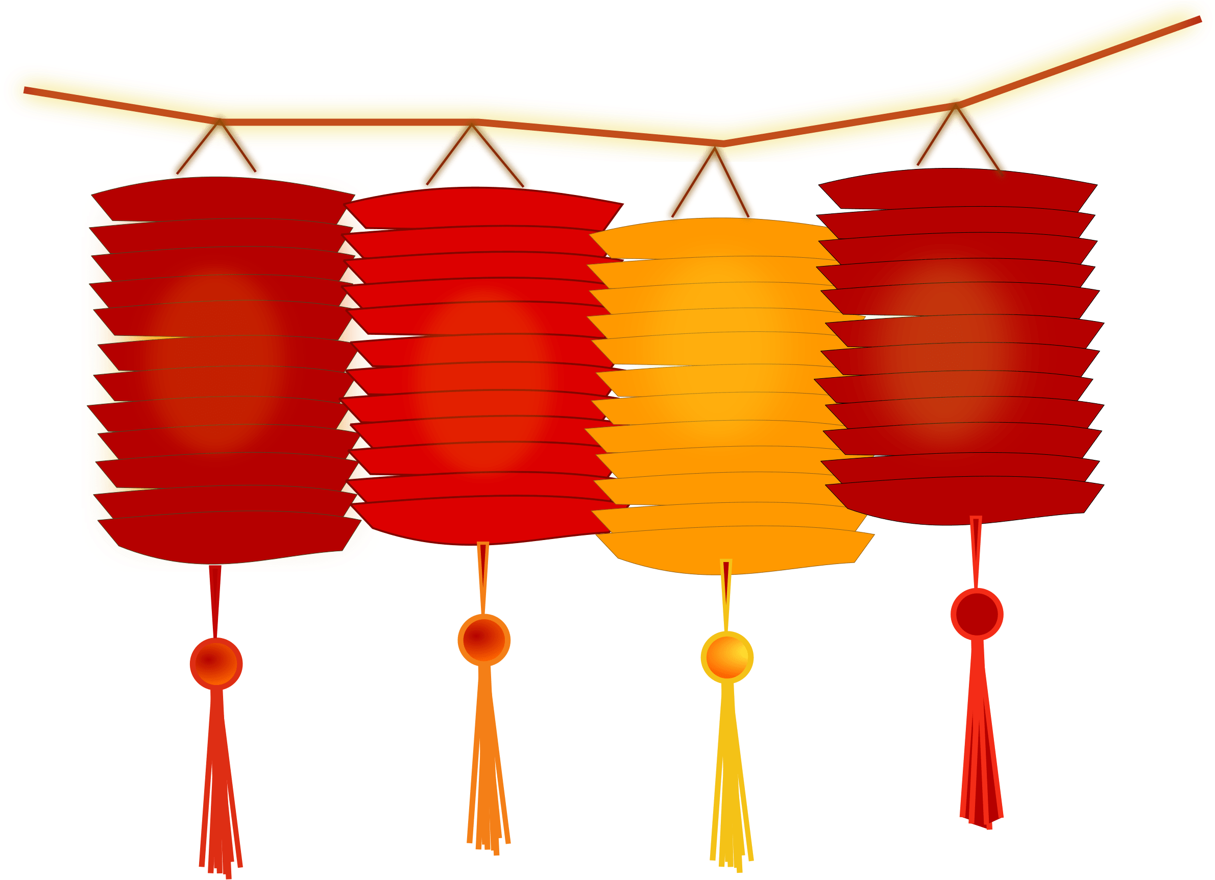 Traditional Chinese Lanterns Festival Decoration