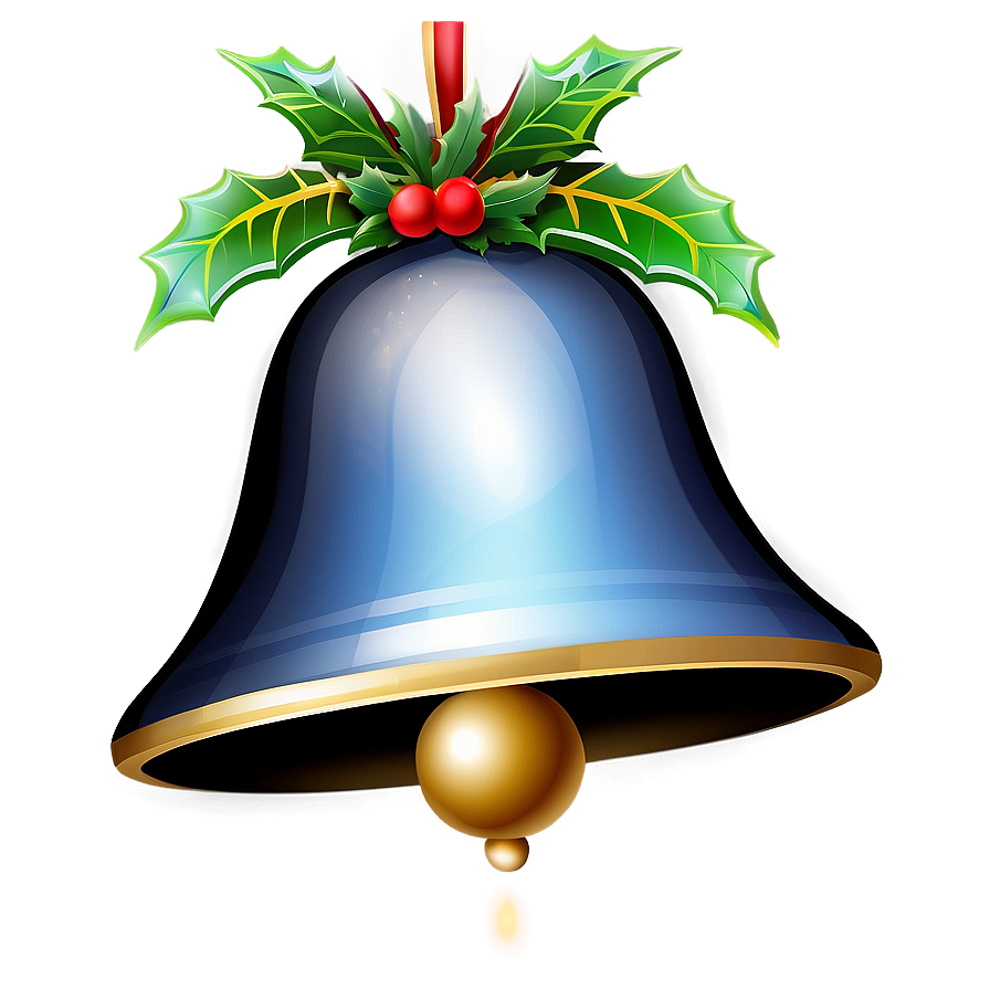 Traditional Christmas Bell Png 97