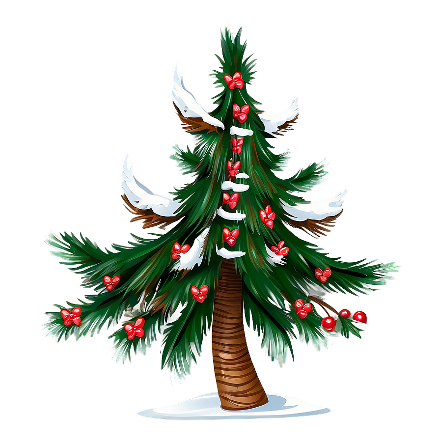 Traditional Christmas Tree Png 22