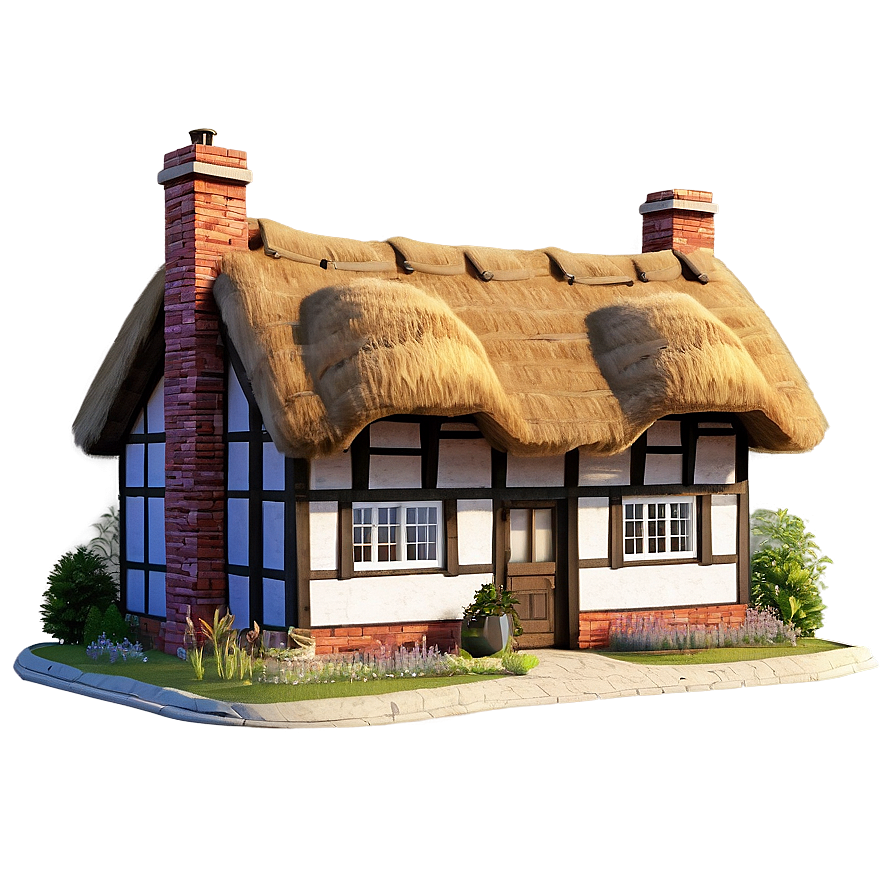 Traditional English Cottage Png Apf