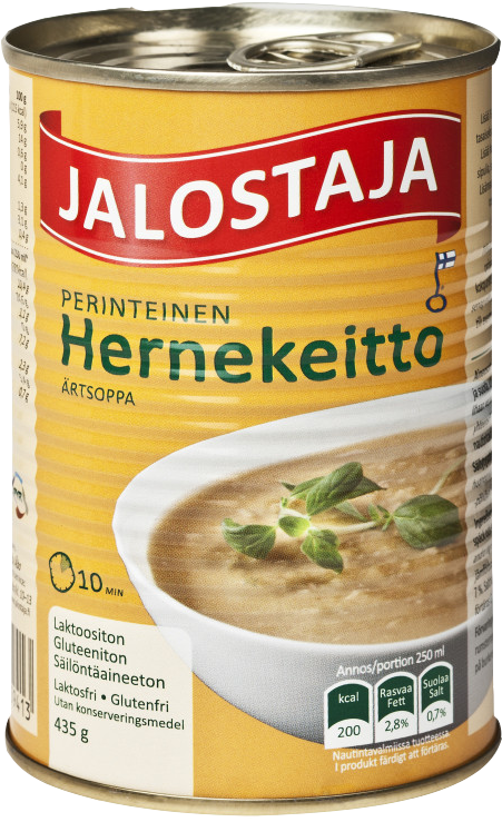 Traditional Finnish Pea Soup Can