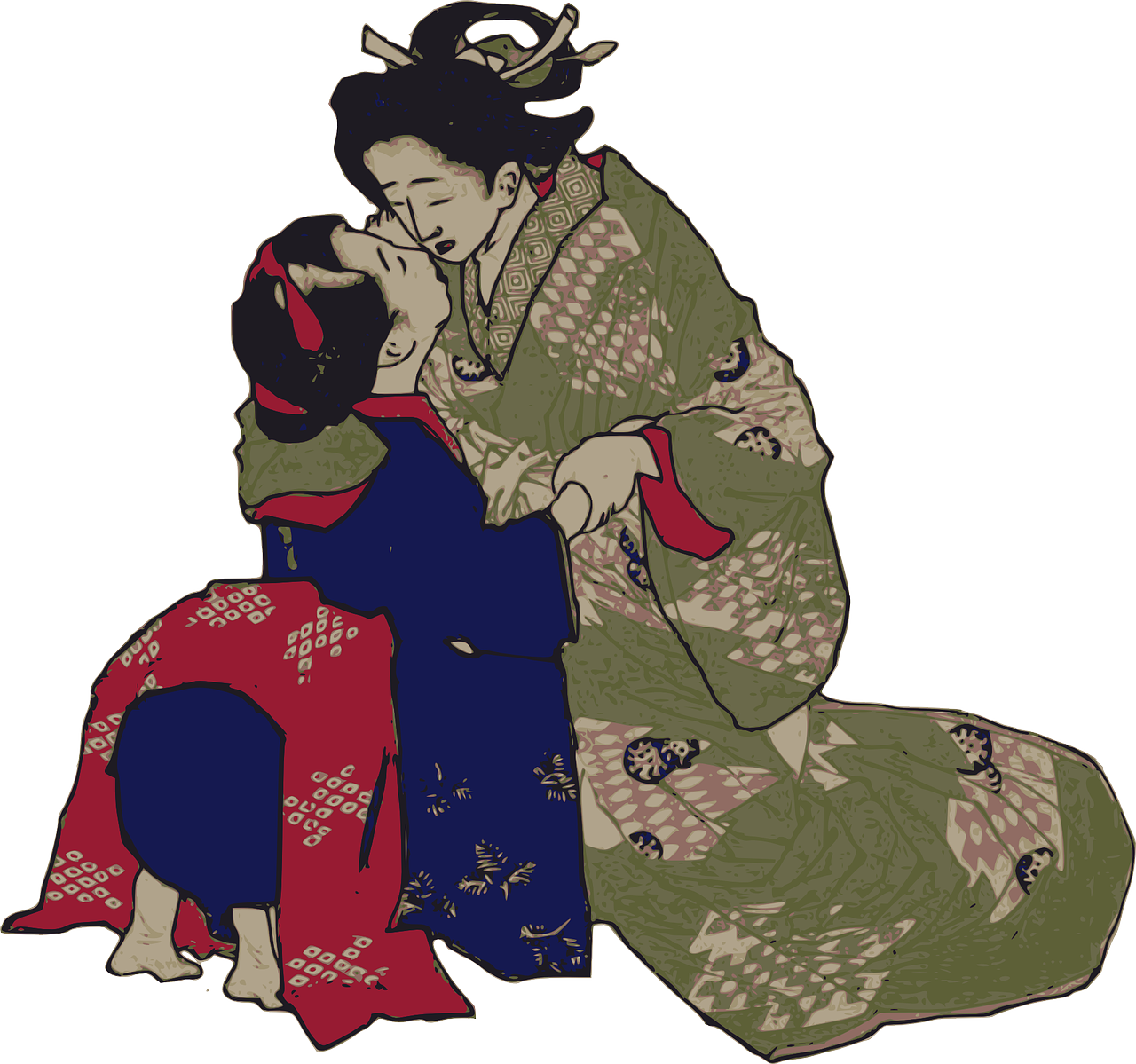 Traditional Geisha Artwork